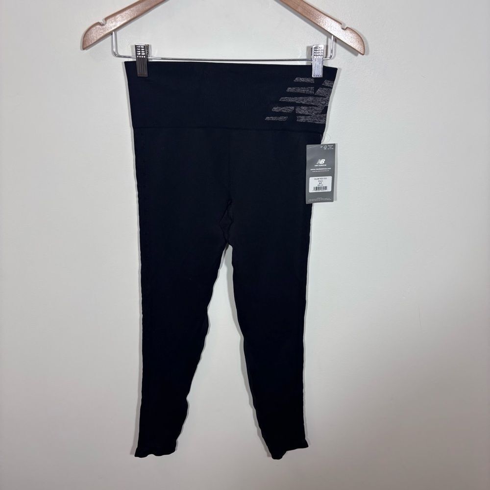 New Balance Black Seamless Leggings NEW NWT Size Small athletic workout gym